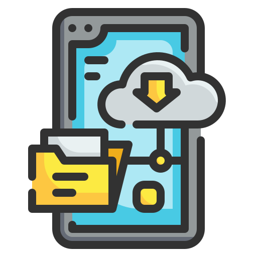 cloud computing Wanicon Lineal Color icon