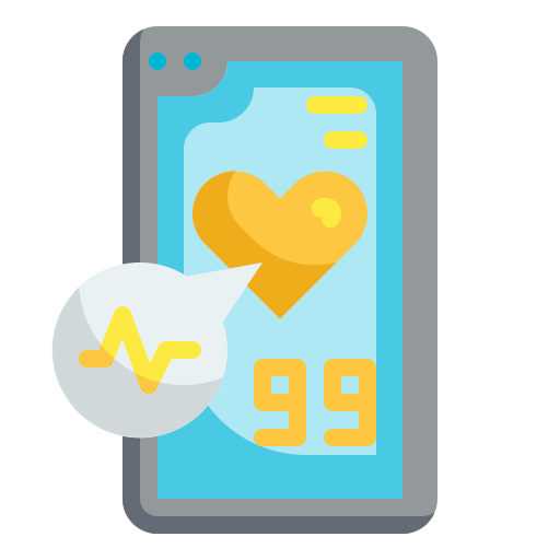 Heart rate Wanicon Flat icon