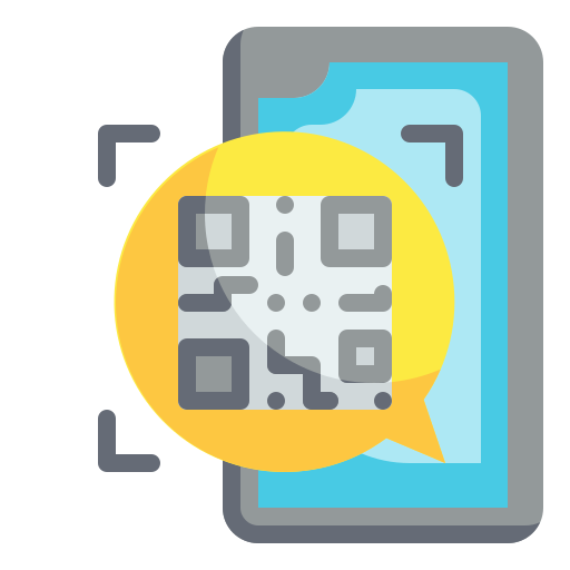 código qr Wanicon Flat Ícone