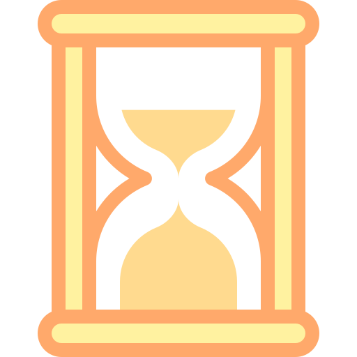Hourglass Detailed color Lineal color icon