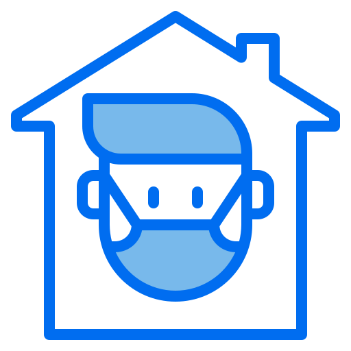 Quarantine Payungkead Blue icon