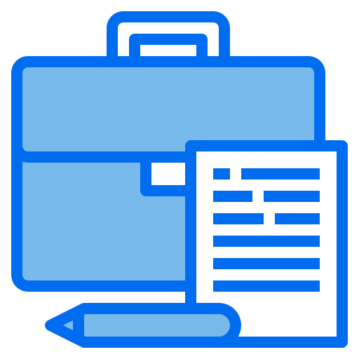 서류 가방 Payungkead Blue icon