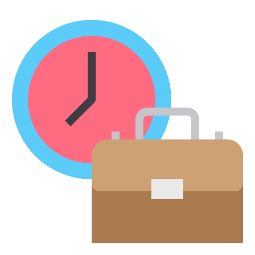 Clock Payungkead Flat icon