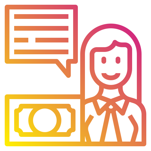 Female Payungkead Gradient icon