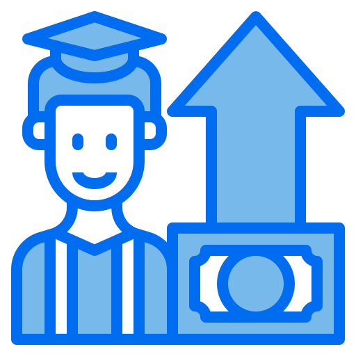 Education Payungkead Blue icon