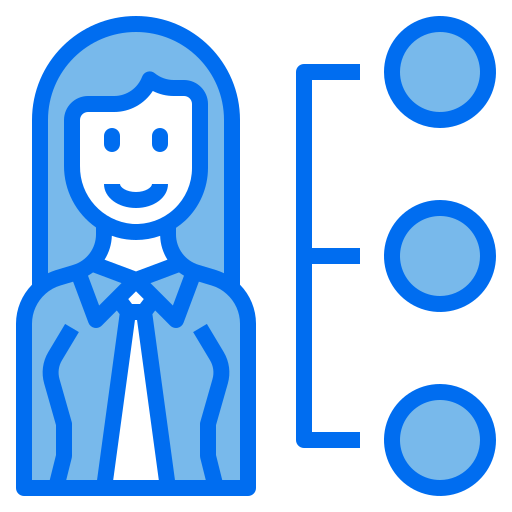 ビジネスウーマン Payungkead Blue icon