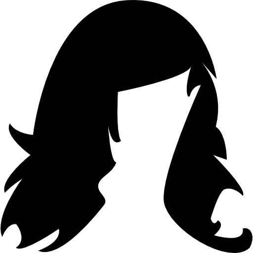 peruca feminina  Ícone