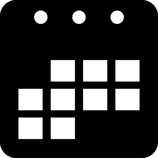 Weekly calendar page symbol  icon