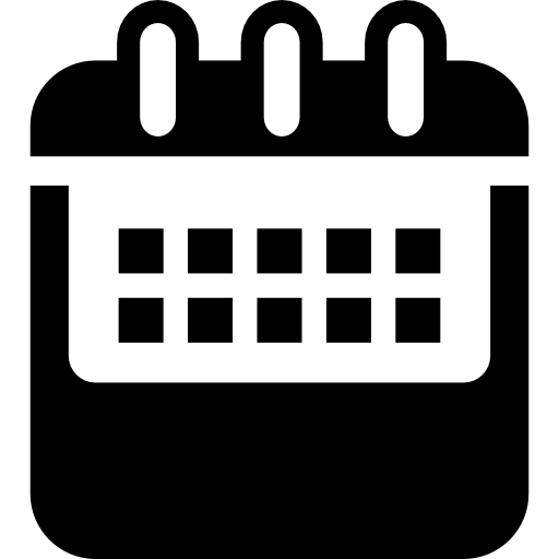 variante del calendario annuale  icona