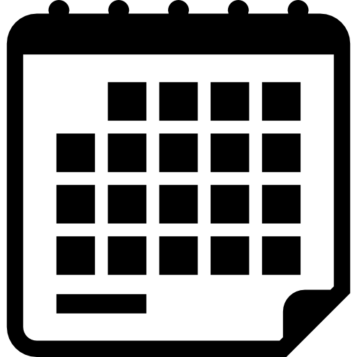 variante de l'outil de calendrier pour l'administration du temps  Icône