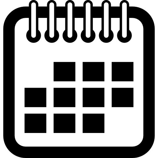 kalender-interface symbool  icoon