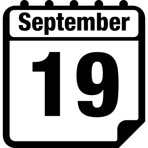 29 september kalenderpagina  icoon