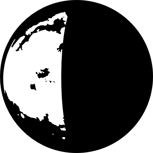 달의 위상 기호  icon