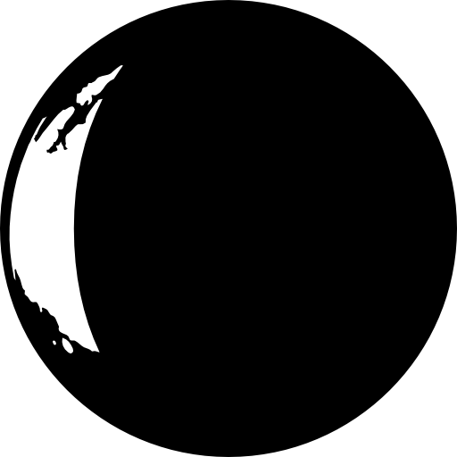 simbolo della fase lunare  icona