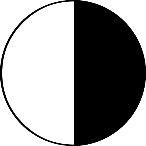 simbolo della fase lunare  icona