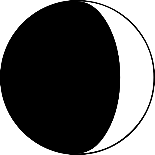 symbole de phase de lune  Icône