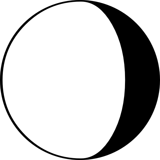 symbole de phase de lune  Icône