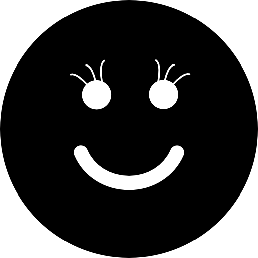 smiley de forma de cara cuadrada  icono