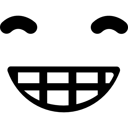 szczęśliwy emotikon  ikona