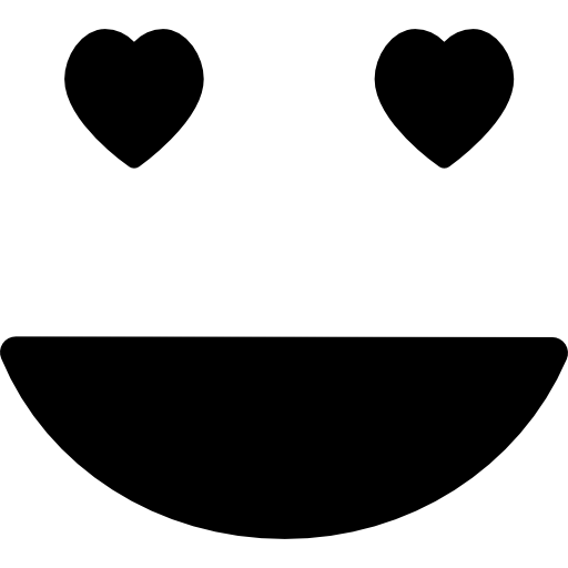szczęśliwy emotikon uśmiechający się kwadrat  ikona