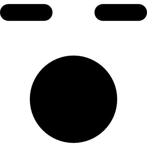 Sleeping face with opened mouth in square outline  icon