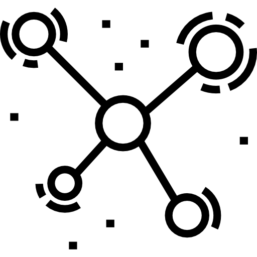 cząsteczka Detailed Straight Lineal ikona