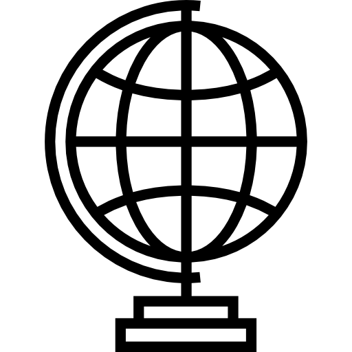 Globe Detailed Straight Lineal icon