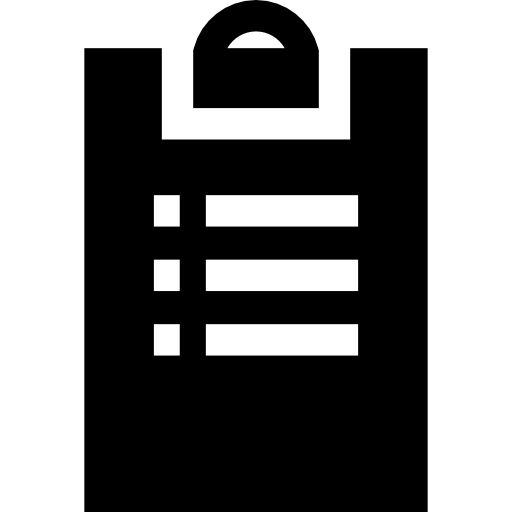 notizblock Basic Straight Filled icon