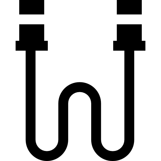 cuerda saltar Basic Straight Filled icono