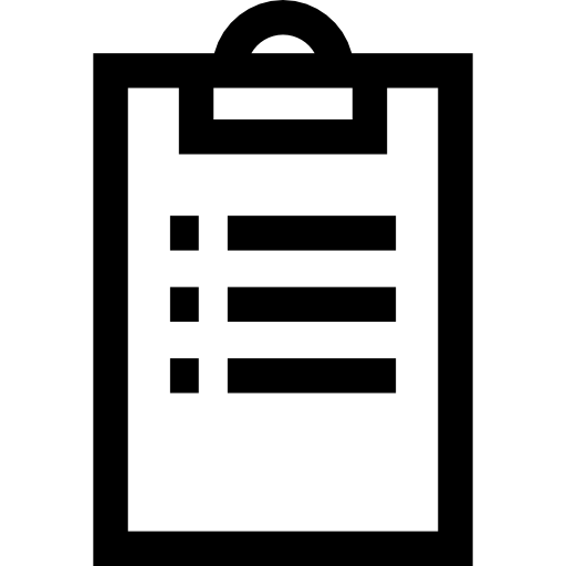 bloco de anotações Basic Straight Lineal Ícone