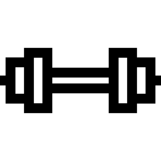 Dumbbell Basic Straight Lineal icon