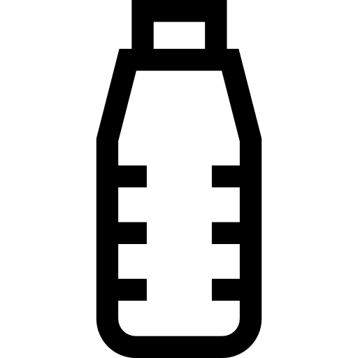 bottiglia Basic Straight Lineal icona