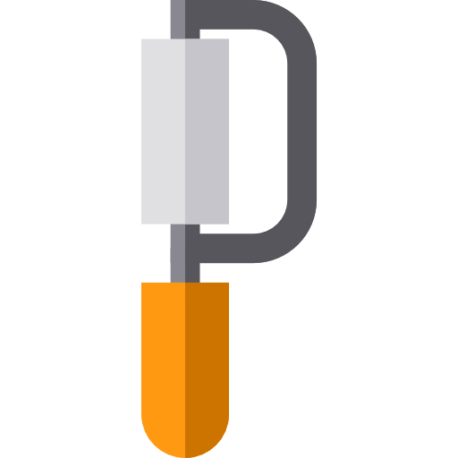 metaalzaag Basic Straight Flat icoon