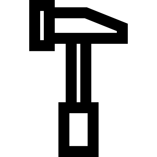 ハンマー Basic Straight Lineal icon