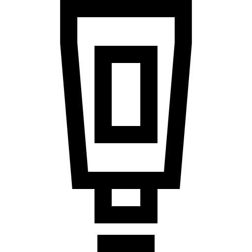 tubo Basic Straight Lineal icono