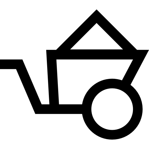 carretilla Basic Straight Lineal icono