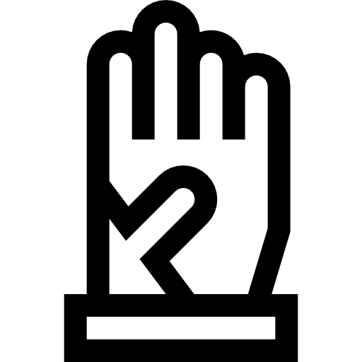 handschuh Basic Straight Lineal icon