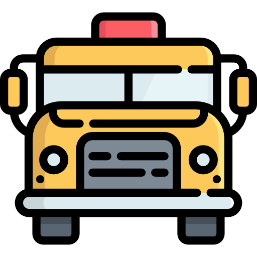 autobus szkolny Special Lineal color ikona