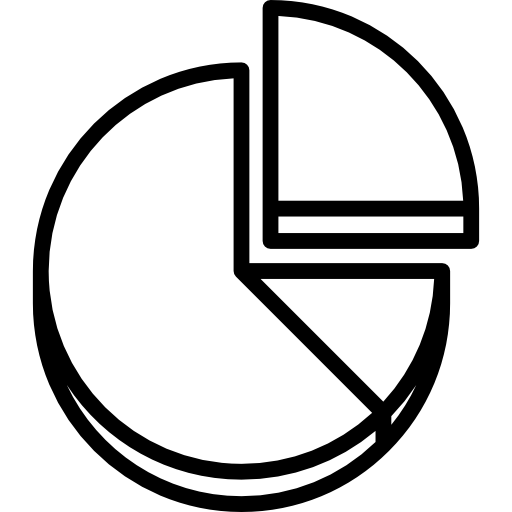 diagramme circulaire Special Lineal Icône