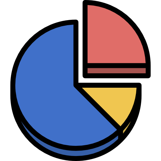 파이 차트 Special Lineal color icon