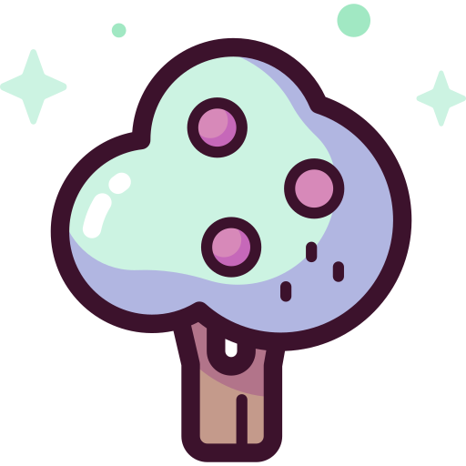 Tree Special Candy Lineal color icon