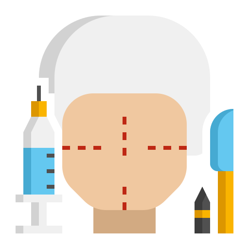 cosmetische chirurgie Flaticons Flat icoon