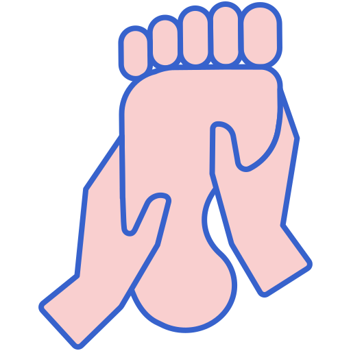 masaje de pies Flaticons Lineal Color icono