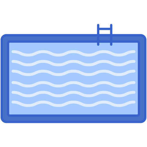 schwimmbad Flaticons Lineal Color icon