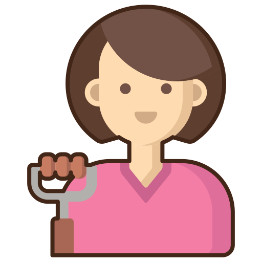 masseuse Flaticons Lineal Color icon