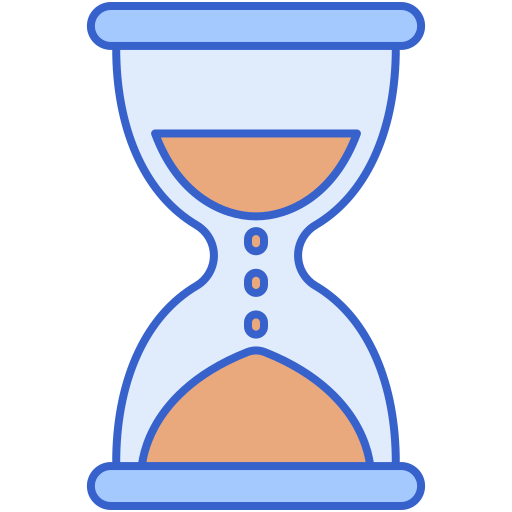Песочные часы Flaticons Lineal Color иконка