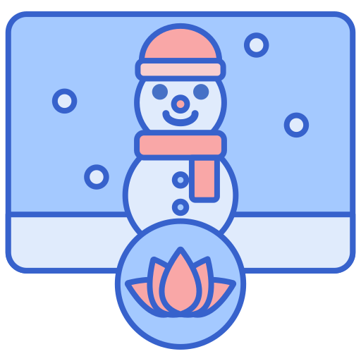 sezon zimowy Flaticons Lineal Color ikona