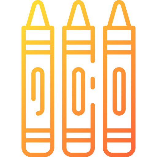 Crayon pen Good Ware Gradient icon