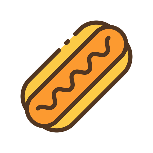 Hot dog Good Ware Lineal Color icon
