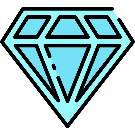 Diamond Good Ware Lineal Color icon